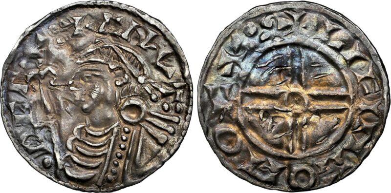 Rare King Canute Silver Penny