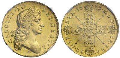 Charles II gold guinea Coin