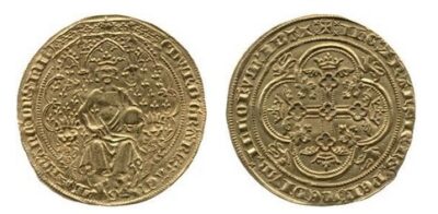 Edward III Double Leopard Florin Coin