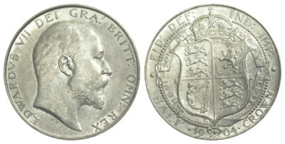 Edward VII 1905 Silver Half Crown