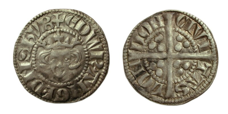 Edward II Silver Penny Coin