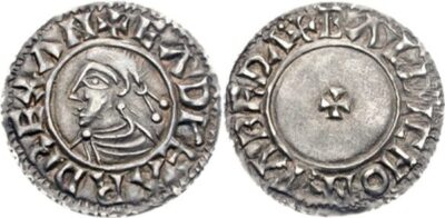 Rare Edward the Martyr Silver Penny Coin