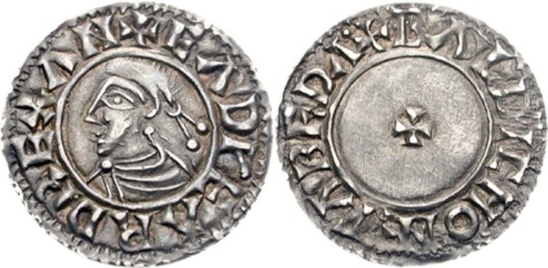 Rare Edward the Martyr Silver Penny Coin