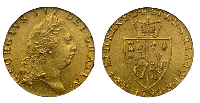 George III Gold Proof "Spade" Guinea Coin