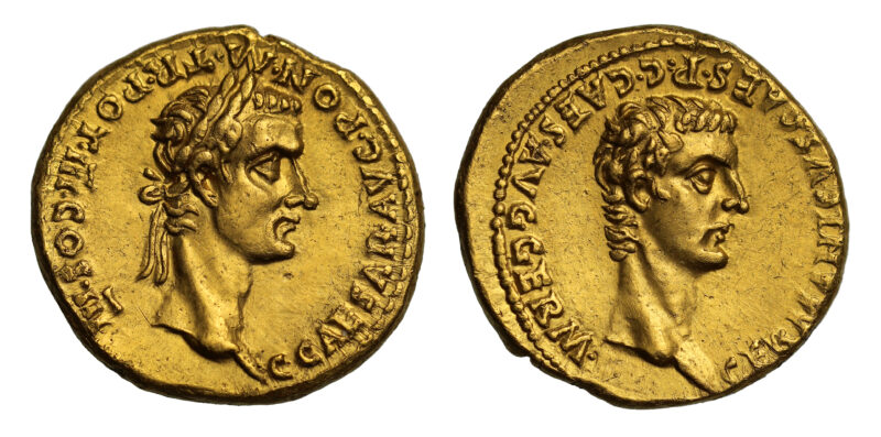 Gaius Caligula Gold Aureus Coin