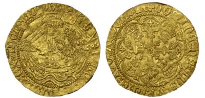 Henry V gold half Noble Coin