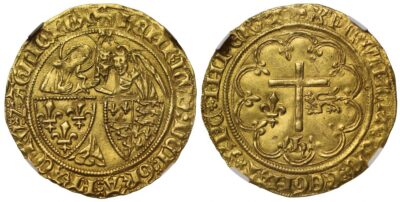 Henry VI gold Salut d'Or coin