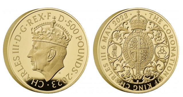 King Charles III 5oz Coronation Gold Proof COIN