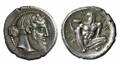 Naxos Silver Tetradrachm Coin