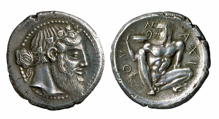 Naxos Silver Tetradrachm Coin