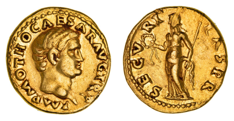Otho Gold Aureus Coin