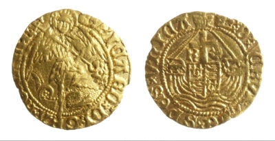 Richard III gold Half Angel coin